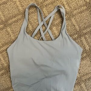 Women's Light Blue Workout Tank Top